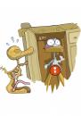 Cartoon: scheletri nell armadio (small) by dan8 tagged duck,scheleton,funny