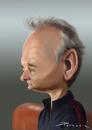 Cartoon: Bill Murray (small) by sinisap tagged caricature