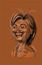 Cartoon: Hillary Clinton (small) by sinisap tagged caricature