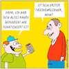 Cartoon: altes Handy (small) by ichglaubeshackt tagged handy,smartphone,iphone,taschenrechner,kinder,eltern
