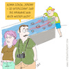 Cartoon: Komm schon Jeremy (small) by ichglaubeshackt tagged jeremy,piranha,zoo,aquarium,fische,eltern,kinder