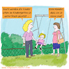 Cartoon: Unter Druck (small) by ichglaubeshackt tagged kinder,eltern,kindergarten,spielplatz