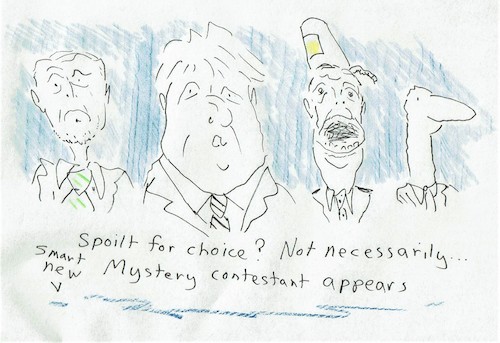Cartoon: New Conservative Leader (medium) by SteveWeatherill tagged new,conservative,leader
