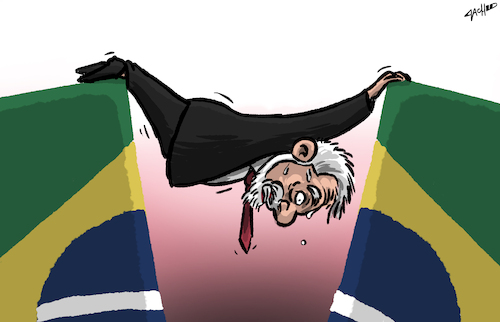 Cartoon: Challenge to Lula (medium) by cartoonistzach tagged lula,brazil,elections,lula,brazil,elections