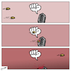 Cartoon: Bulletproof (small) by cartoonistzach tagged press,freedom,truth,violence