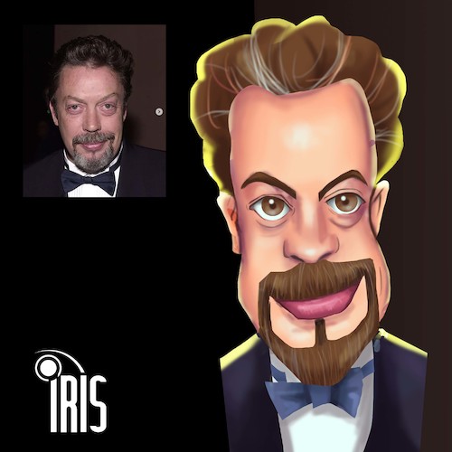 Cartoon: caricature of tim curry (medium) by Gamika tagged caricature,of,tim,curry