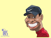 Cartoon: tiger woods cartoon (small) by Gamika tagged caricature