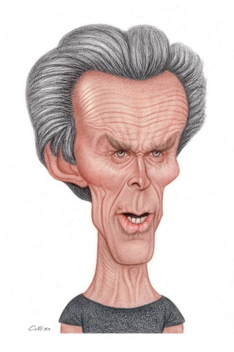 Cartoon: Clint Eastwood (medium) by Gero tagged caricature