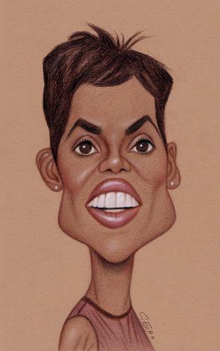 Cartoon: Halle Berry (medium) by Gero tagged caricature