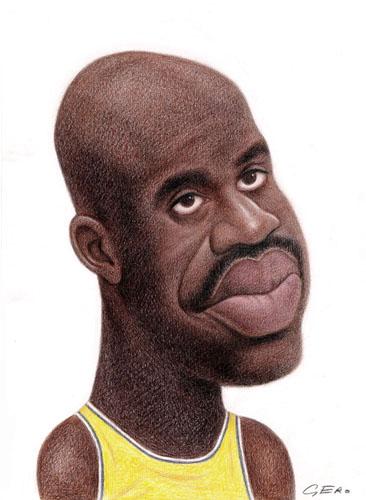 Cartoon: Shaquille (medium) by Gero tagged caricature