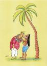 Cartoon: Aloha (small) by Gero tagged cartoon
