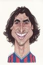 Cartoon: Zlatan Ibrahimovic (small) by Gero tagged caricature