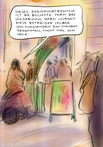 Cartoon: Schimpfsprache (medium) by Bernd Zeller tagged regierung