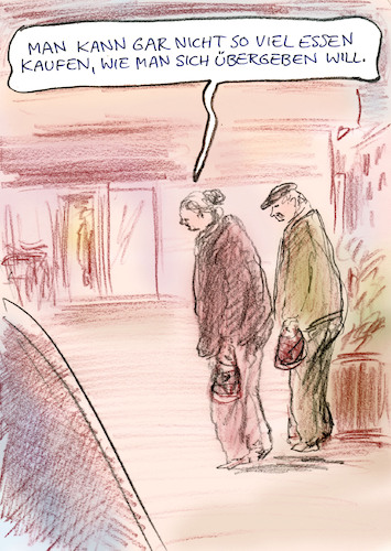 Cartoon: Teuerung (medium) by Bernd Zeller tagged inflation