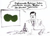 Cartoon: Fälschungswarnung (small) by Bernd Zeller tagged gingko,fälschung,verbraucherschutz