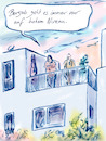 Cartoon: Hohes Niveau (small) by Bernd Zeller tagged niveau