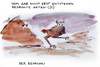Cartoon: Rennuhu (small) by Bernd Zeller tagged uhu vogel tiere rennen art bedroht