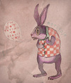 Cartoon: Seriously! (small) by VLADIMIR tagged rabbit,cartoon,art
