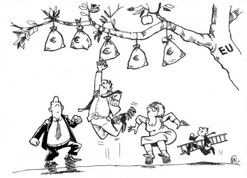 Cartoon: euro elections 2009 (medium) by Nenad Vitas tagged european,parlament,elections