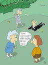 Cartoon: Seine Lordschaft (small) by WiesenWerner tagged golf,abschlag,diener,butler,lord,gentleman