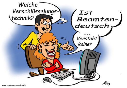 Cartoon: Computer-Cartoon No. 10 (medium) by Portraits-Karikaturen tagged cartoon,karikatur,illustration,cartoons,karikaturen,illustrationen,datenschutz,datenschützer,computer,pc,it,sicherheit