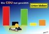 Cartoon: CDU - Unten bleiben! (small) by hello10 tagged cdu,wahl