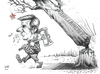 Cartoon: Dictator democracy (small) by wyattsworld tagged canada,politics,afghanistan
