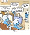 Cartoon: Brainy (small) by noodles tagged brainy,smurf,it,computer,smurfin,idiot,noodles