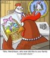 Cartoon: Easter Surprise (small) by noodles tagged easter,eggs,chicken,holiday,fbi