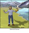 Cartoon: Millennial Falconer (small) by noodles tagged millennials star wars millennium falcon