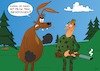 Cartoon: Waidmannsheil (small) by Pinella tagged jagd,jäger,hase