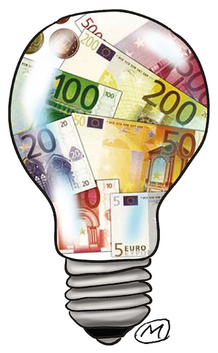 Cartoon: bulb (medium) by zule tagged bulb,electricity,expensiveness,light