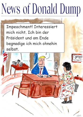 Cartoon: Donald Dump Impeachment (medium) by Stefan von Emmerich tagged donald,trump,impeachment