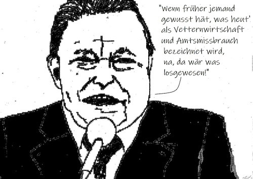 Cartoon: FJS (medium) by Stefan von Emmerich tagged franz,josef,strauß