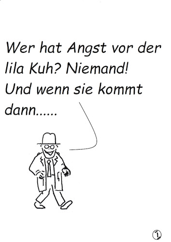 Cartoon: Lila Kuh (medium) by Stefan von Emmerich tagged liebe