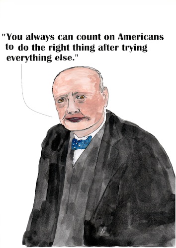 Cartoon: The English (medium) by Stefan von Emmerich tagged trump