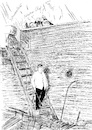 Cartoon: Der Lotse innen geht von Bord (small) by Stefan von Emmerich tagged lotse,bundestagswahl,merkel,laschet,bärbock,scholz