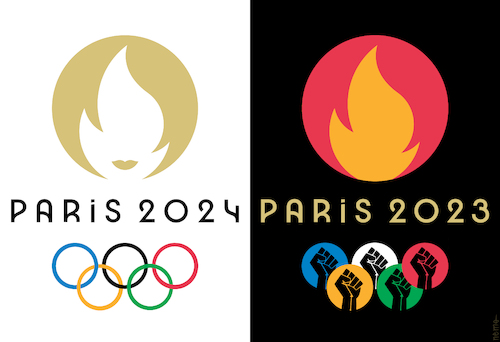 PARIS RIOTS OLYMPICS PARIS RIOTS OLYMPICS