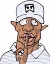 Cartoon: Tiger Woods a quick sketch (small) by NEM0 tagged tiger,woods,hush,golf