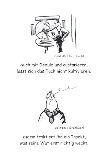 Cartoon: Die Krawatte (medium) by elmario55 tagged gesellschaft,politik,allgemeines