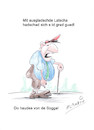 Cartoon: Hadscha mit Latscha (small) by elmario55 tagged schwoba alldag illertal schwaben