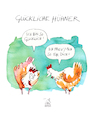 Cartoon: Glück (small) by Koppelredder tagged glück,hühner,käfighaltung,freilandhaltung,bio