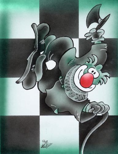 Cartoon: clown (medium) by HSB-Cartoon tagged cartoon,clown,clownerie,ausstellung,event,fun,humor,illustration,illustrationen,clown,witzig,unterhaltung