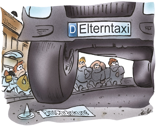 Cartoon: Elterntaxi (medium) by HSB-Cartoon tagged elterntaxi,schule,schüler,schulkinder,schulweg,parkplatz,straßensperre,straßenhindernis,verkehrsprobleme,strafrecht,verkehrswidrigkeit,hol,und,bringzone,holzone,delfineltern,helikoptereltern,cartoon,karikatur,karikaturist,überbehüten,elterntaxi,schule,schüler,schulkinder,schulweg,parkplatz,straßensperre,straßenhindernis,verkehrsprobleme,strafrecht,verkehrswidrigkeit,hol,und,bringzone,holzone,delfineltern,helikoptereltern,cartoon,karikatur,karikaturist,überbehüten