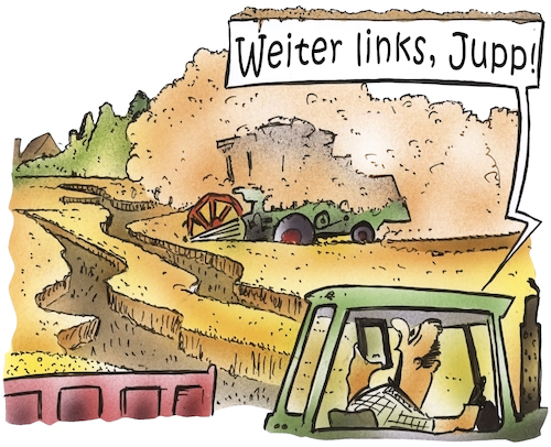 Cartoon: Erntearbeit (medium) by HSB-Cartoon tagged ernte,getreide,getreifeld,korn,getreideernte,mähdrescher,drescheen,abernten,hafer,gerste,tritikale,roggen,weizen,erntezeit,agrar,bauernhof,feldarbeit,getreideacker,schneiiden,staub,trecker,traktor,landarbeit,landmaschinen,bauerr,lohnunternehmer,lohnbetrieb,ernte,getreide,getreifeld,korn,getreideernte,mähdrescher,drescheen,abernten,hafer,gerste,tritikale,roggen,weizen,erntezeit,agrar,bauernhof,feldarbeit,getreideacker,schneiiden,staub,trecker,traktor,landarbeit,landmaschinen,bauerr,lohnunternehmer,lohnbetrieb
