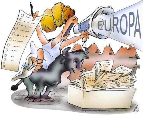 Cartoon: Europawahl3 (medium) by HSB-Cartoon tagged euiropa,europawahl,eu,euwahl,wahlen,wähler,europaparlament,europarat,europapolitik,politiker,stier,wahlschein,wahlurne,minister,abgeordneter,brüssel,eupräsident,wahlberechtigt,eumarkt,global,international,karikatur,karikaturist,hsbcartoon,euiropa,europawahl,eu,euwahl,wahlen,wähler,europaparlament,europarat,europapolitik,politiker,stier,wahlschein,wahlurne,minister,abgeordneter,brüssel,eupräsident,wahlberechtigt,eumarkt,global,international,karikatur,karikaturist,hsbcartoon
