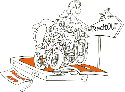 Cartoon: Fahrrad App (medium) by HSB-Cartoon tagged radtour,fahrradapp,app,radler,radfahrer,radweg,entdecken,handy,radregion,radfahrregion,radfahrerin,treckingrad,radurlaub,radtour,fahrradapp,app,radler,radfahrer,radweg,entdecken,handy,radregion,radfahrregion,radfahrerin,treckingrad,radurlaub