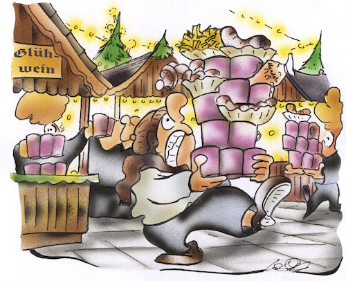 Cartoon: Glühwein auf dem Weihnachtsmarkt (medium) by HSB-Cartoon tagged weihnachtsmarkt,glühwein,punsch,glühweinstand,weihnachtsmarkbesucher,christkindlmarkt,weihnachtszeit,adventsmarkt,marktstand,marktbetreiber,karrikatur,cartoon,weihnachtsmarkt,glühwein,punsch,glühweinstand,weihnachtsmarkbesucher,christkindlmarkt,weihnachtszeit,adventsmarkt,marktstand,marktbetreiber,karrikatur,cartoon