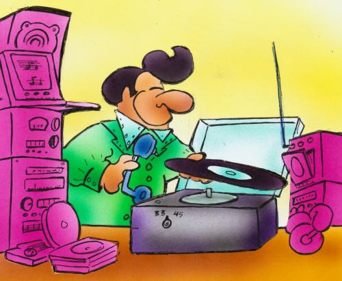 Cartoon: record (medium) by HSB-Cartoon tagged record,sound,music,geburtstag,jubiläum,musik,aufnahme,sound,rhythmus,hören,radio,ohr,welle,schallplatte,abspielgerät,medium,datenspeicher