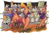 Cartoon: boxing match (small) by HSB-Cartoon tagged boxing,sport,girls